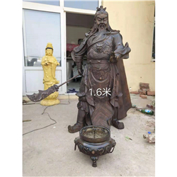 1.6米銅關公像