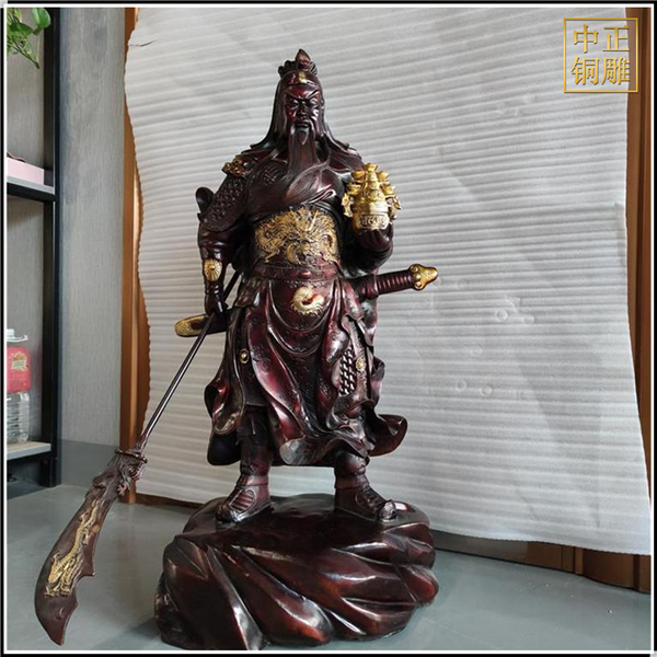 鑄造手托元寶提到關公銅像.jpg 鑄造手托元寶提到關公銅像.jpg