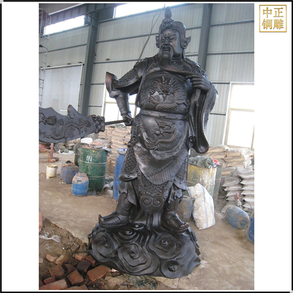 大型提刀關公像鑄造.jpg 大型提刀關公像鑄造.jpg